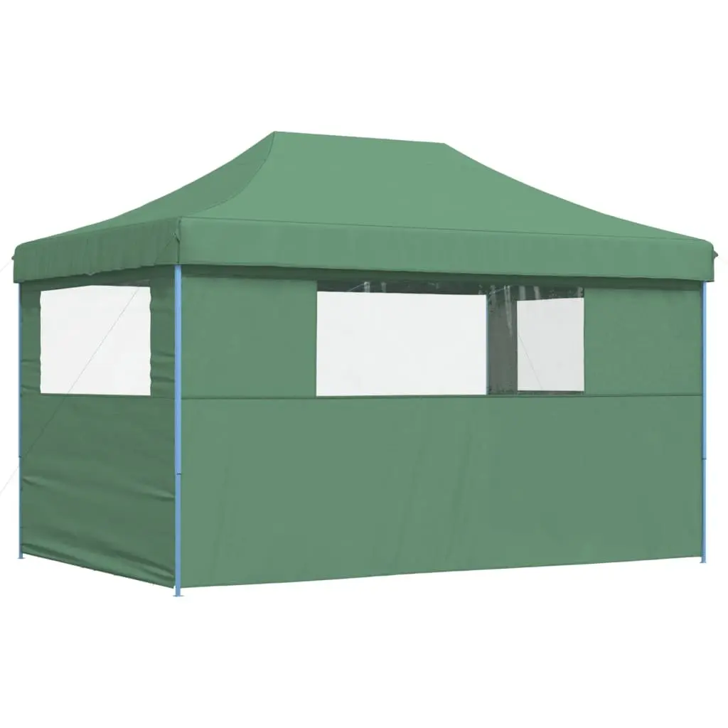 Green Outdoor Canopy Gazebo with 3 Sidewalls