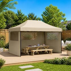 High-Quality Foldable Pop-Up Party Tent with Clear Windows