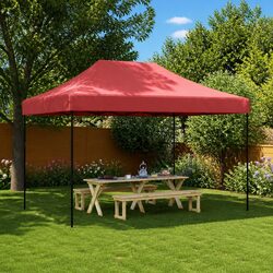 Durable Burgundy Red Outdoor Pop-Up Party Tent