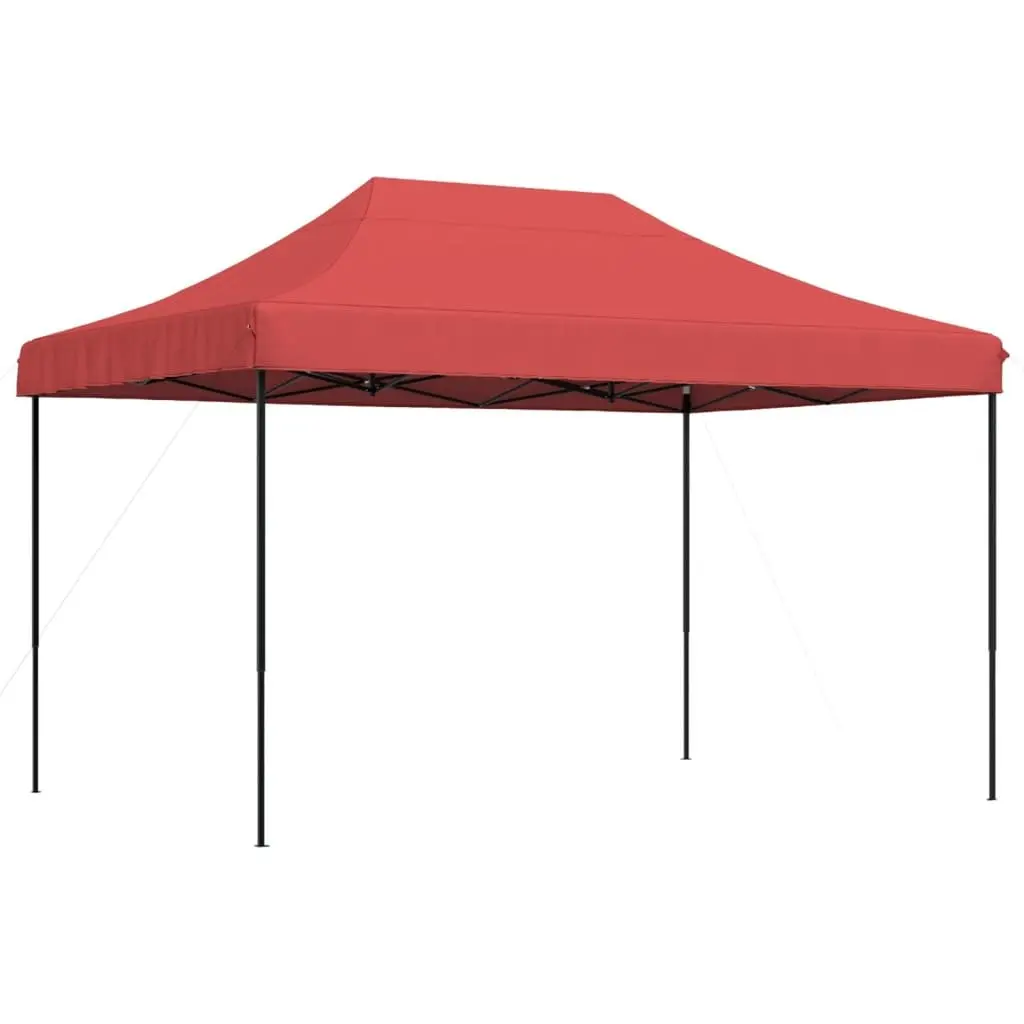 Burgundy Red Outdoor Pop-Up Party Tent