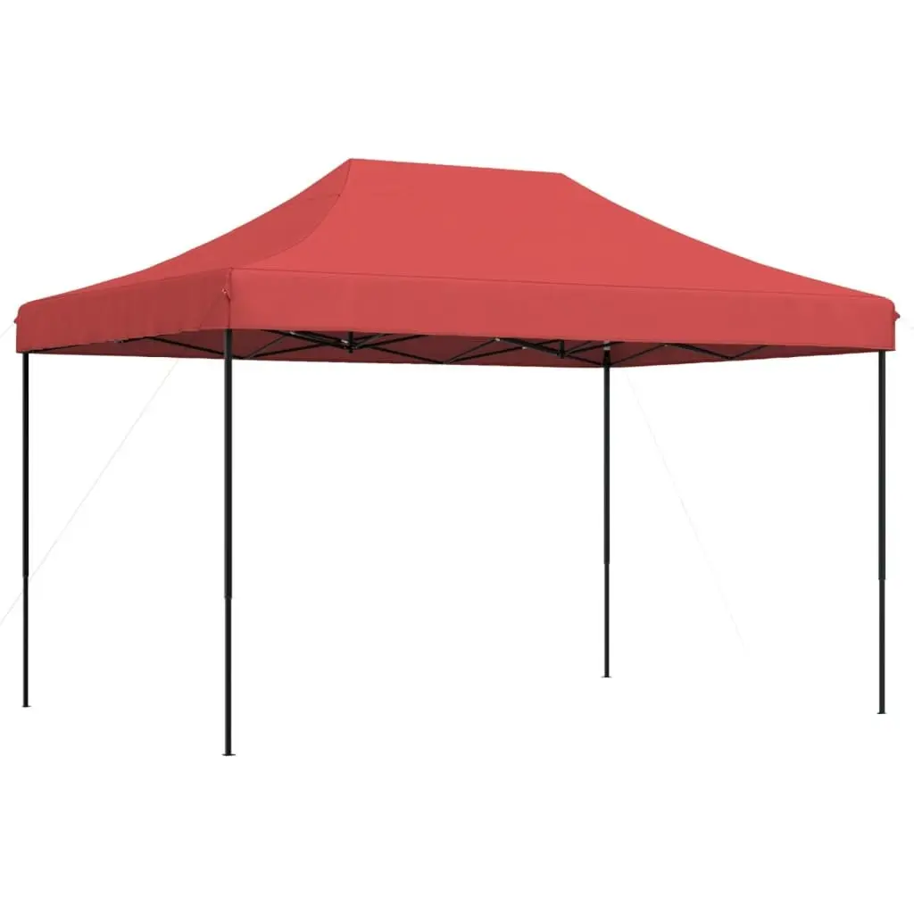 Burgundy Red Outdoor Pop-Up Party Tent