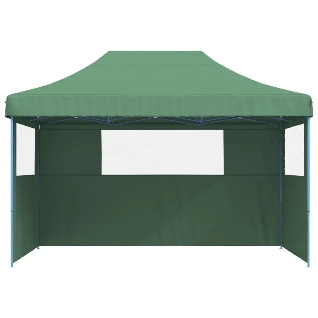 Green Outdoor Gazebo with 3 Sidewalls