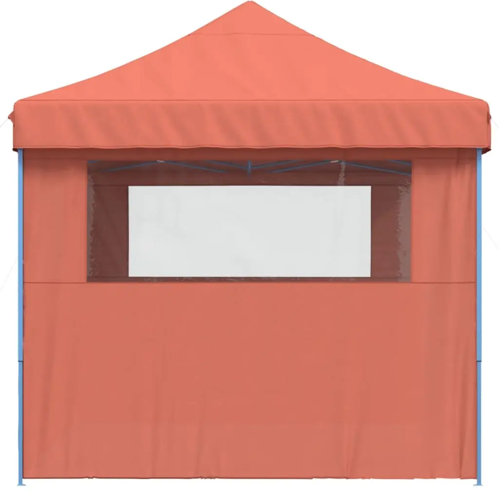 Pop-Up Party Tent Oxford Fabric 3 Sidewalls Orange