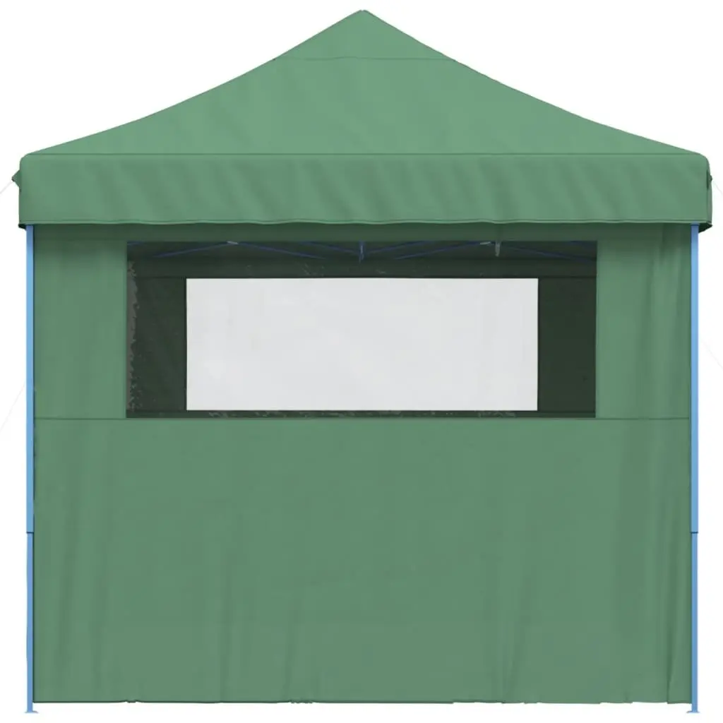 Green Foldable Pop-Up Tent with Sidewalls