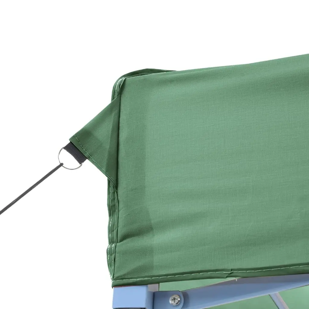 Green Foldable Pop-Up Tent with Sidewalls