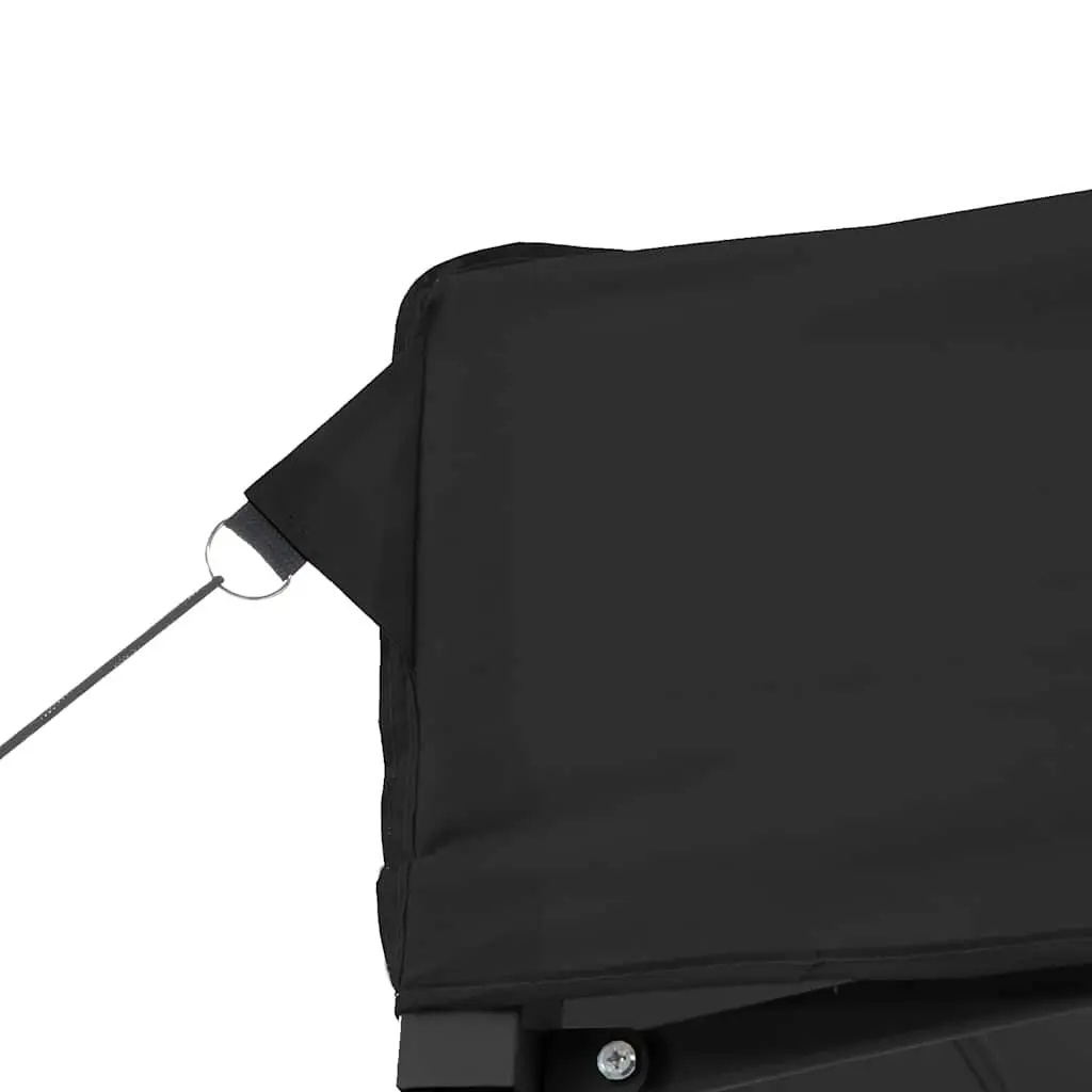Black Foldable Party Tent with Four Sidewalls