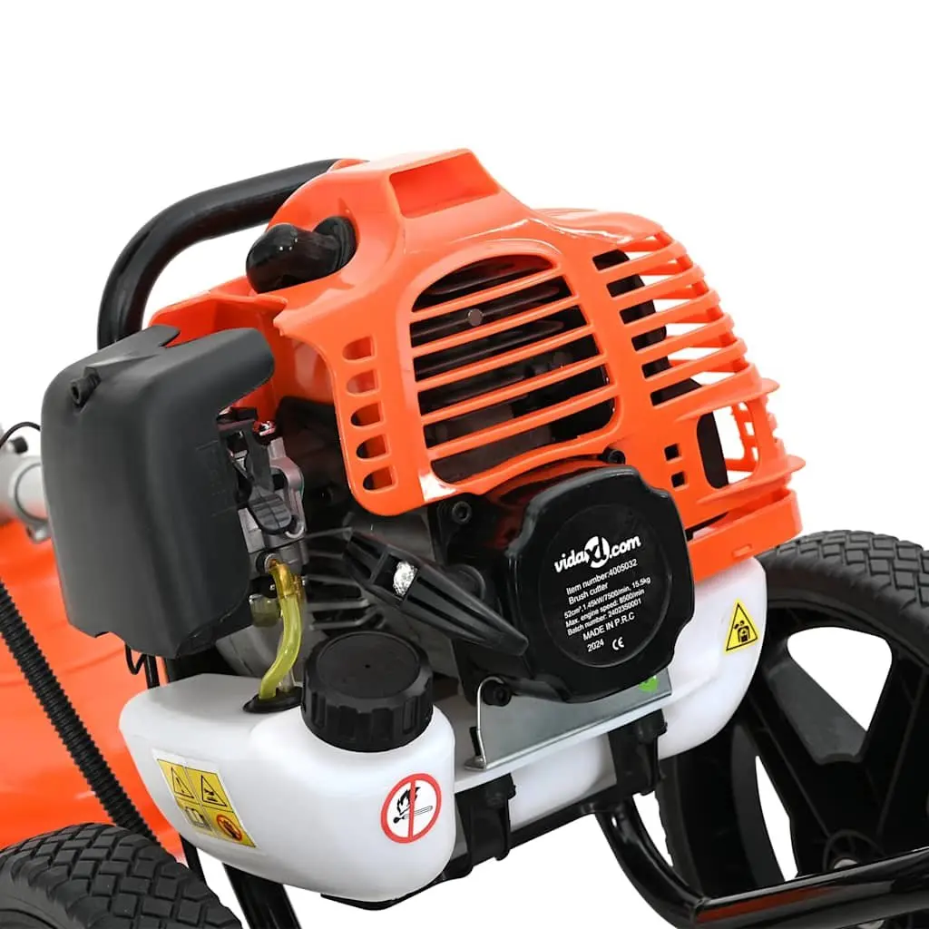Brush Cutter with Wheels and 52cc Engine