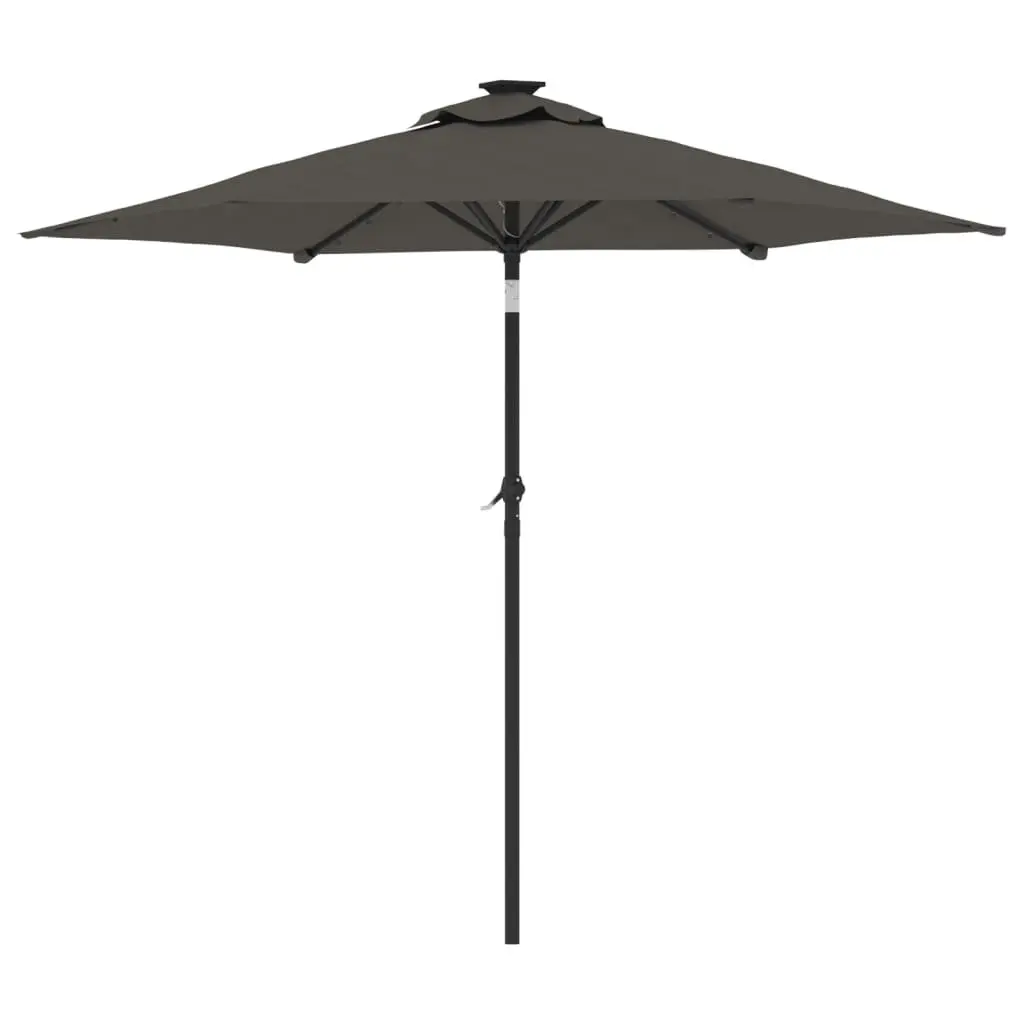 Garden Parasol with Integrated LED Lights