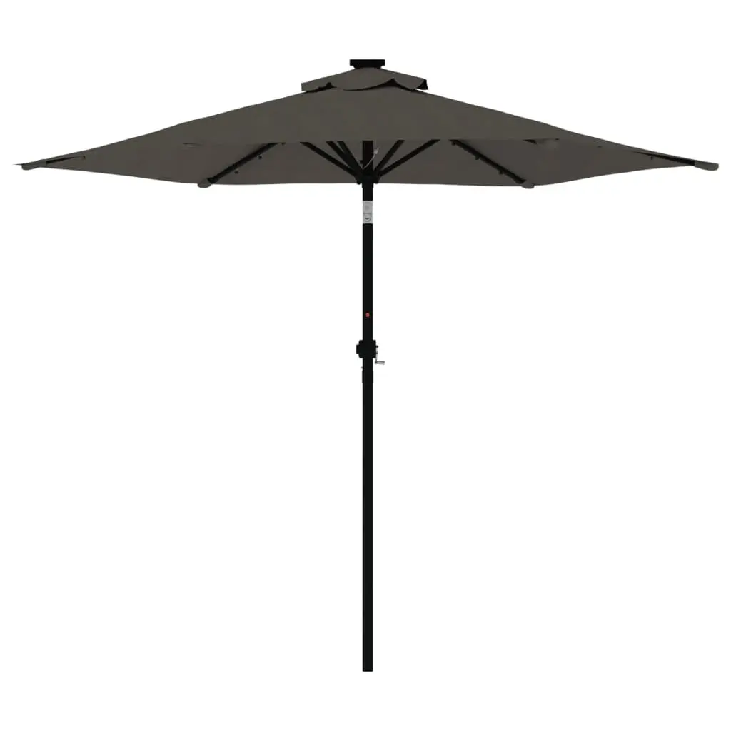 Garden Parasol with Integrated LED Lights
