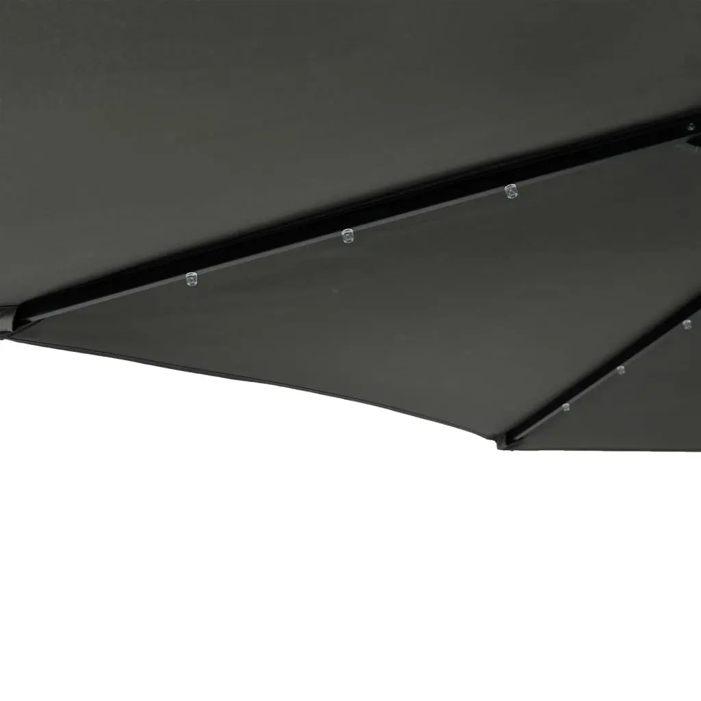 Garden Parasol with Integrated LED Lights