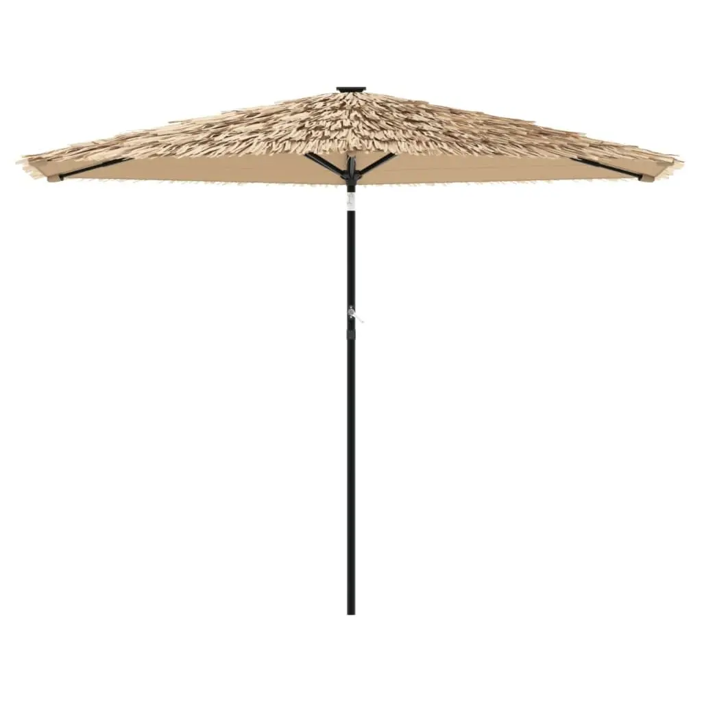 Brown Outdoor Garden Parasol Umbrella 288x288x225cm