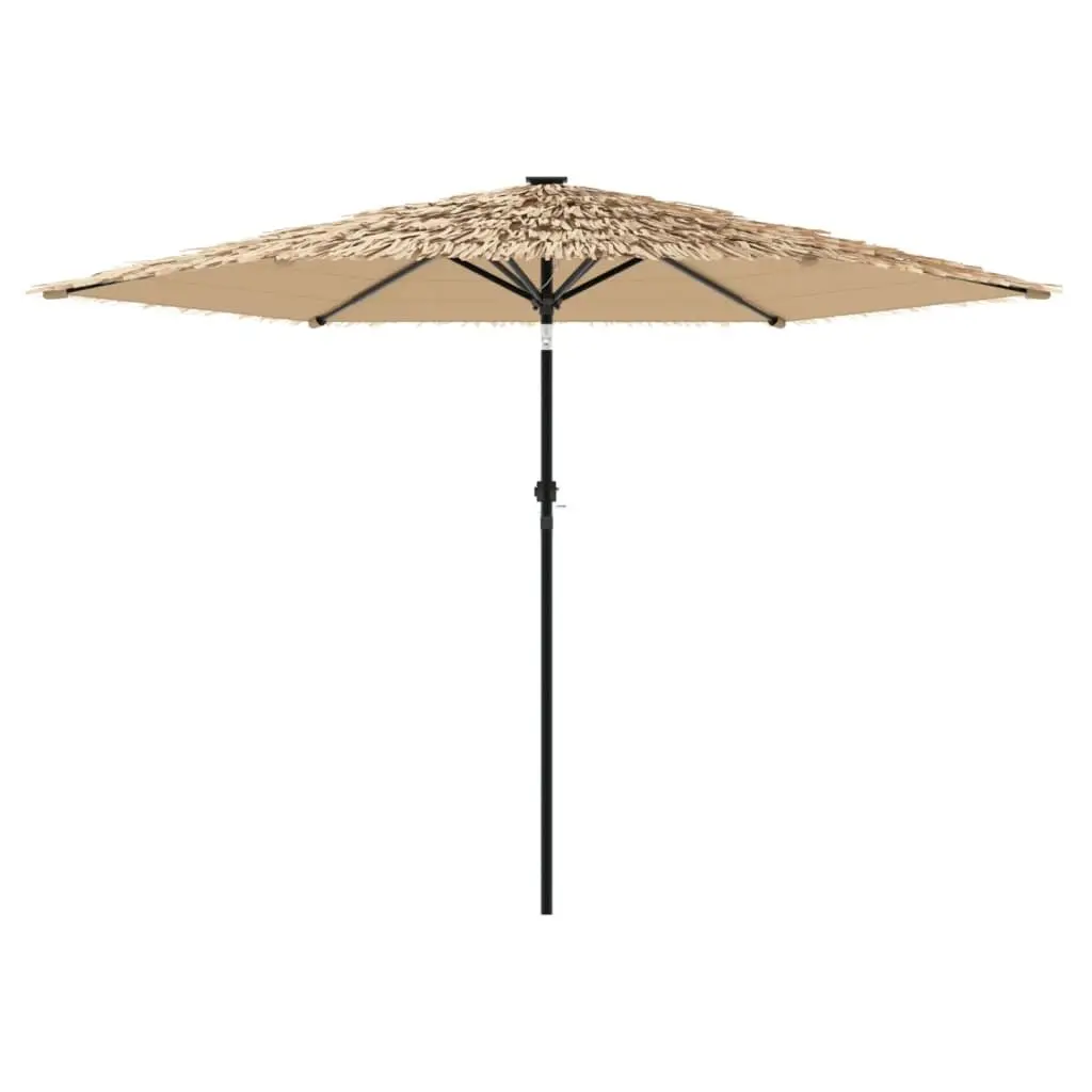 Brown Outdoor Garden Parasol Umbrella 288x288x225cm