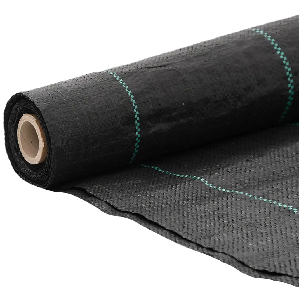 Black Weed Control Membrane 4x50m PP Fabric
