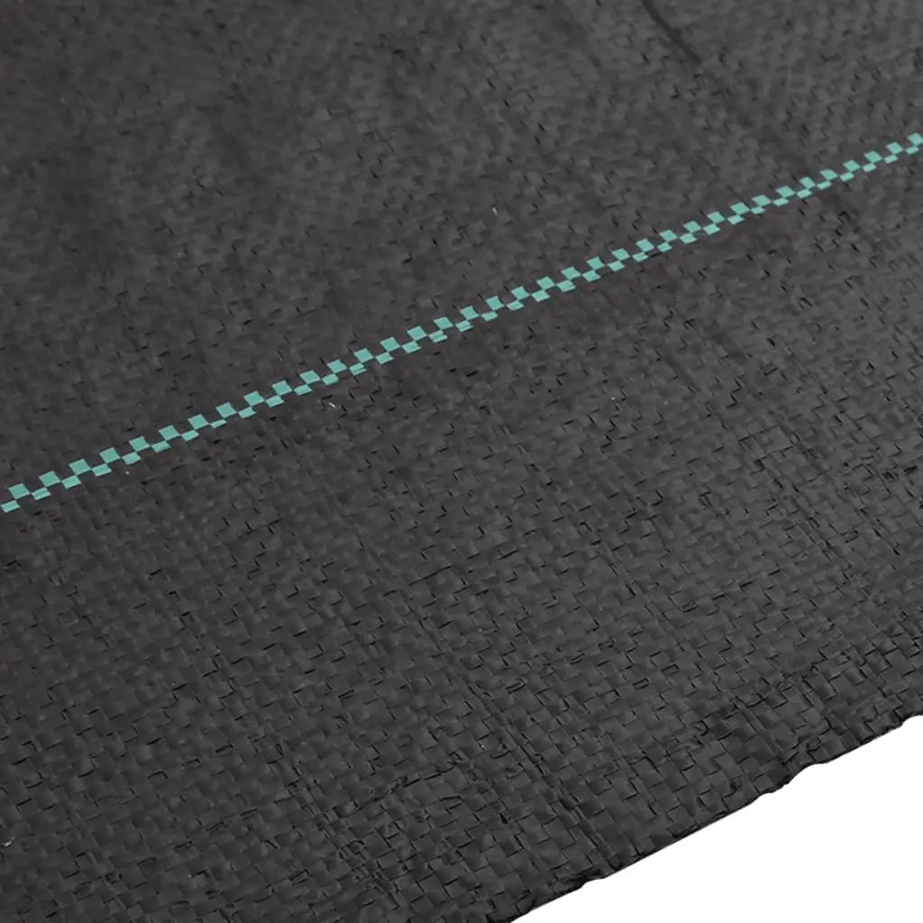 Black Weed Control Membrane 4x50m PP Fabric