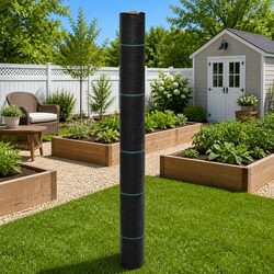 Premium Black Landscape Fabric Weed Control Membrane 1x50m