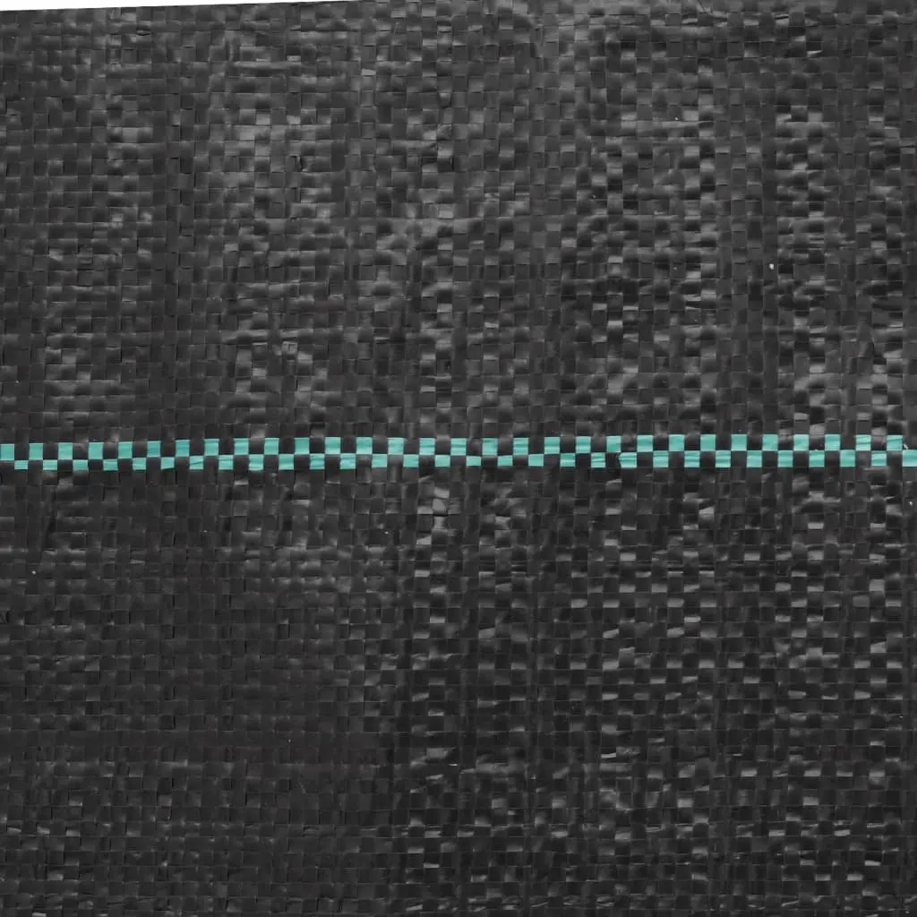 Black Weed Control Membrane 2x25 m PP Landscape Fabric