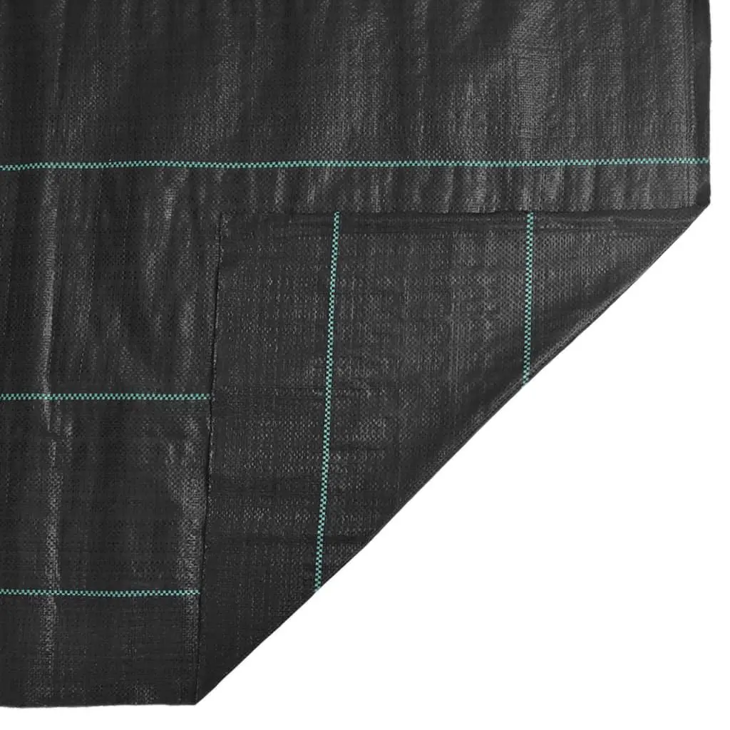 Black Weed Control Membrane 2x25 m PP Landscape Fabric