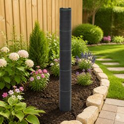 Premium Black PP Landscape Fabric for Weed Control 1x25m