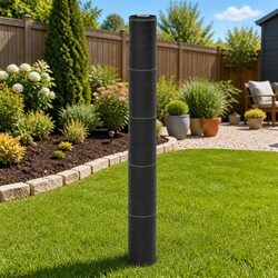 Premium Black Landscape Fabric Roll 1x50m for Weed Control