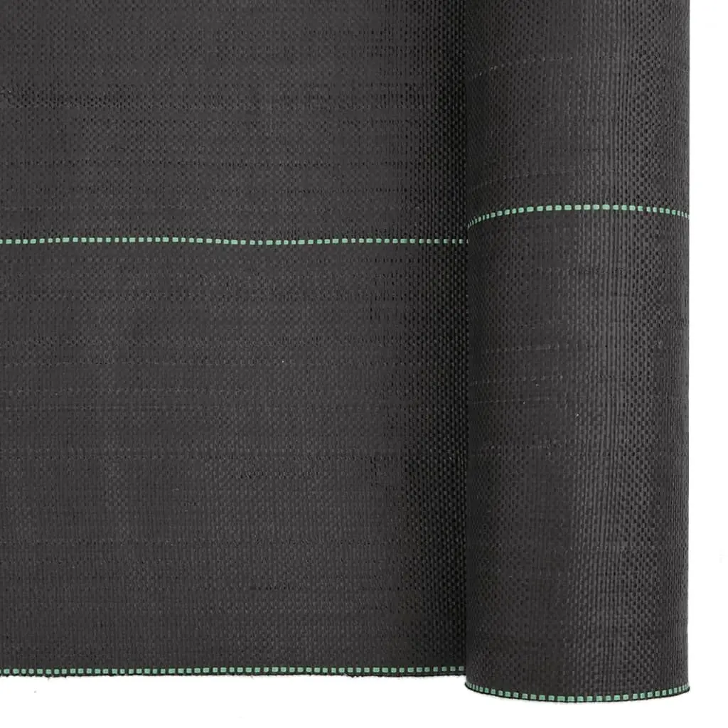 Black Landscape Fabric Roll 1x50m for Weed Control