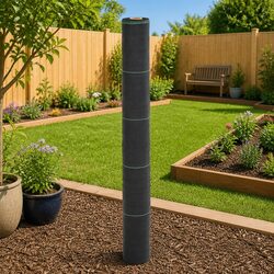 Durable Black Weed Control Membrane 1x150 m PP Fabric
