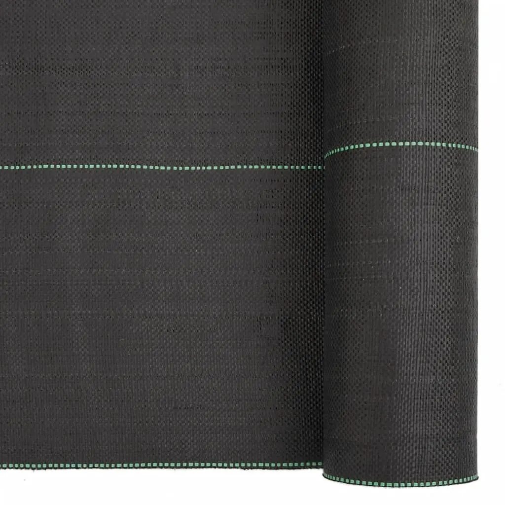 Black Weed Control Membrane 2x25m for Gardens