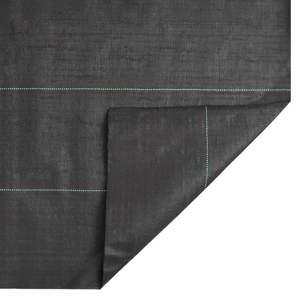 Black Weed Control Membrane 2x25m for Gardens