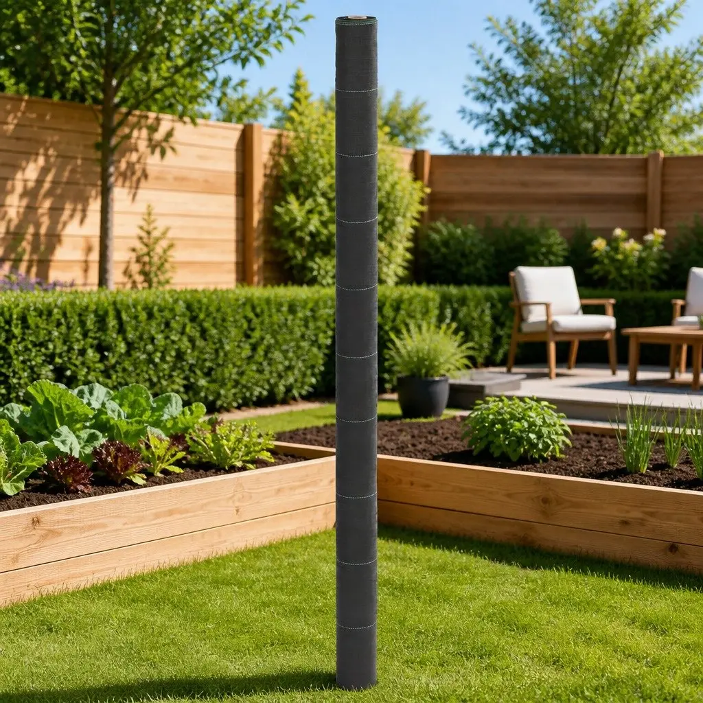 Black Weed Membrane 2x100 m for Garden Control