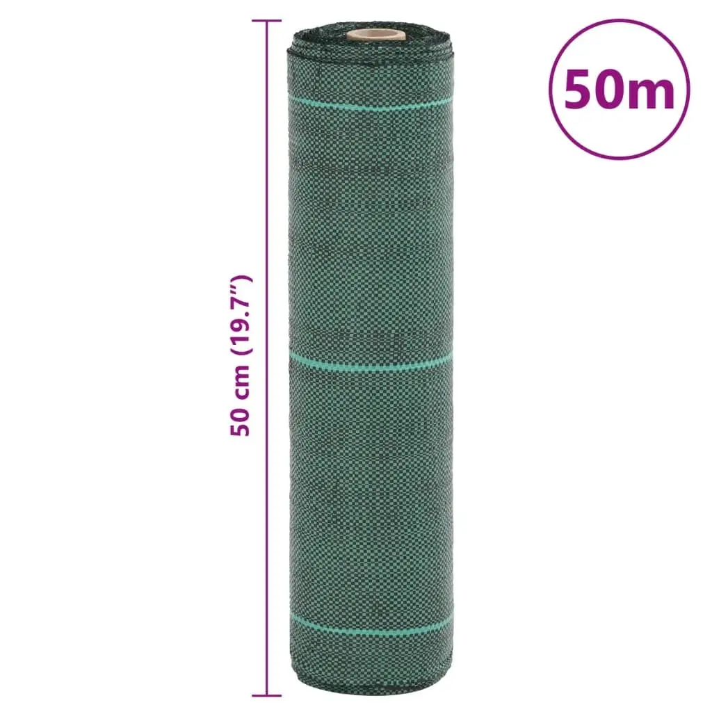 Green Weed Control Membrane Landscape Fabric 0.5x50m