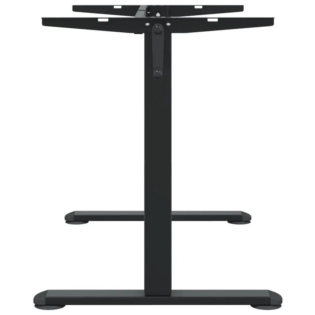 Adjustable Black Steel Standing Desk Frame