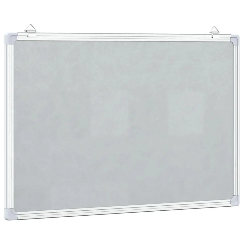 Magnetic Whiteboard Lacquer-coated 80x60cm Aluminium Frame White