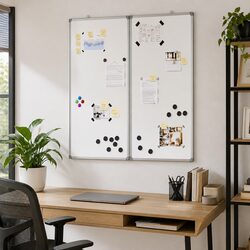 Foldable Magnetic Whiteboard for Office and Home Use