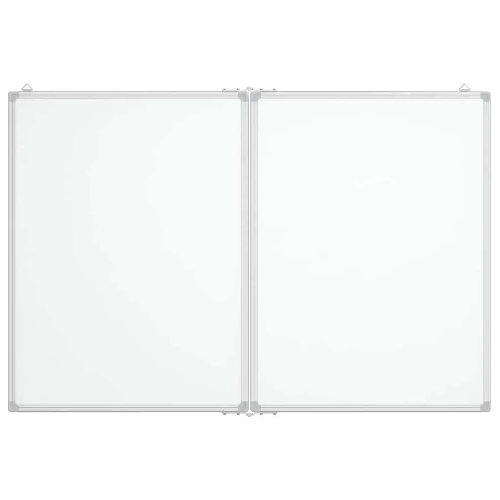 Foldable Dual Panel Magnetic Whiteboard for Office