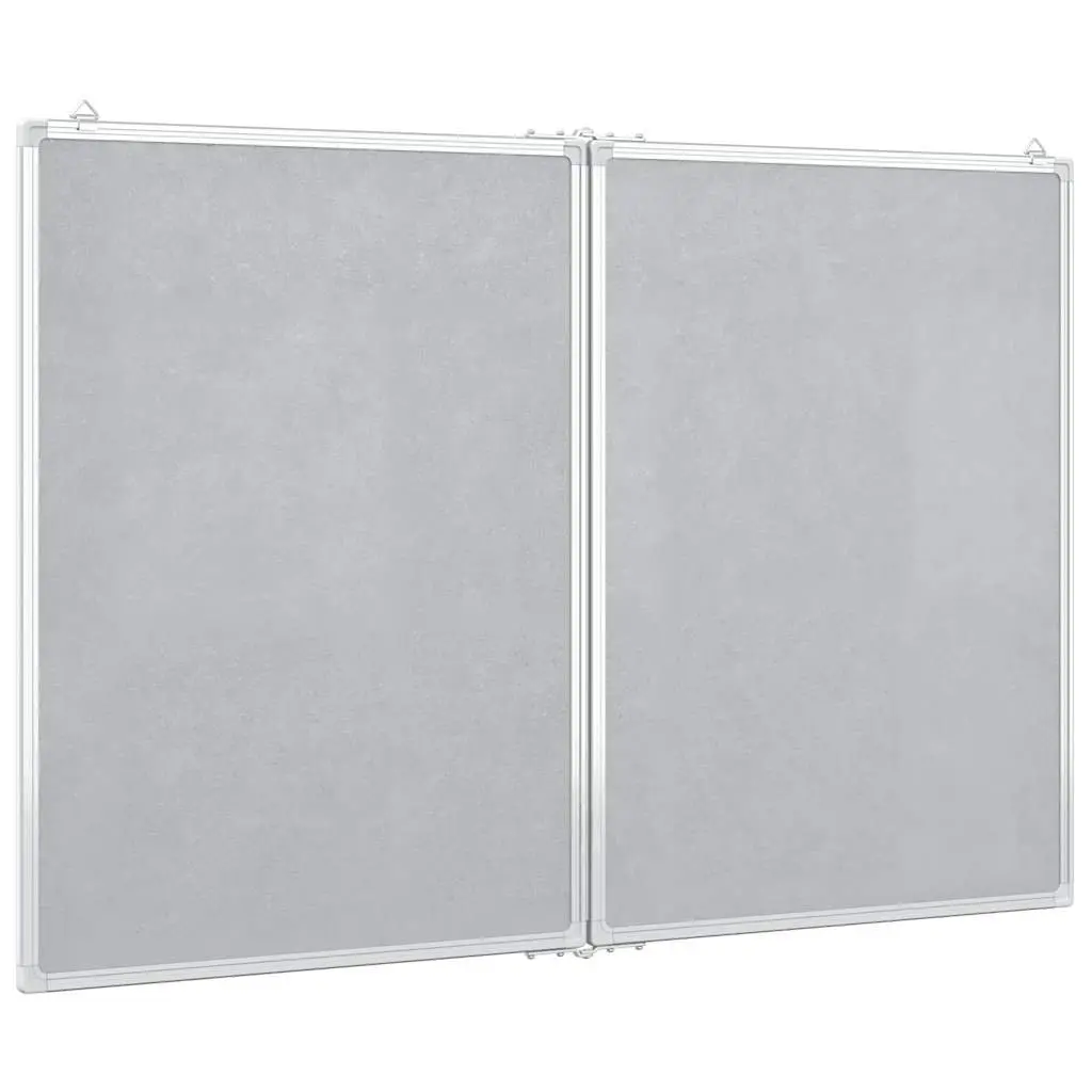 Foldable Dual Panel Magnetic Whiteboard for Office