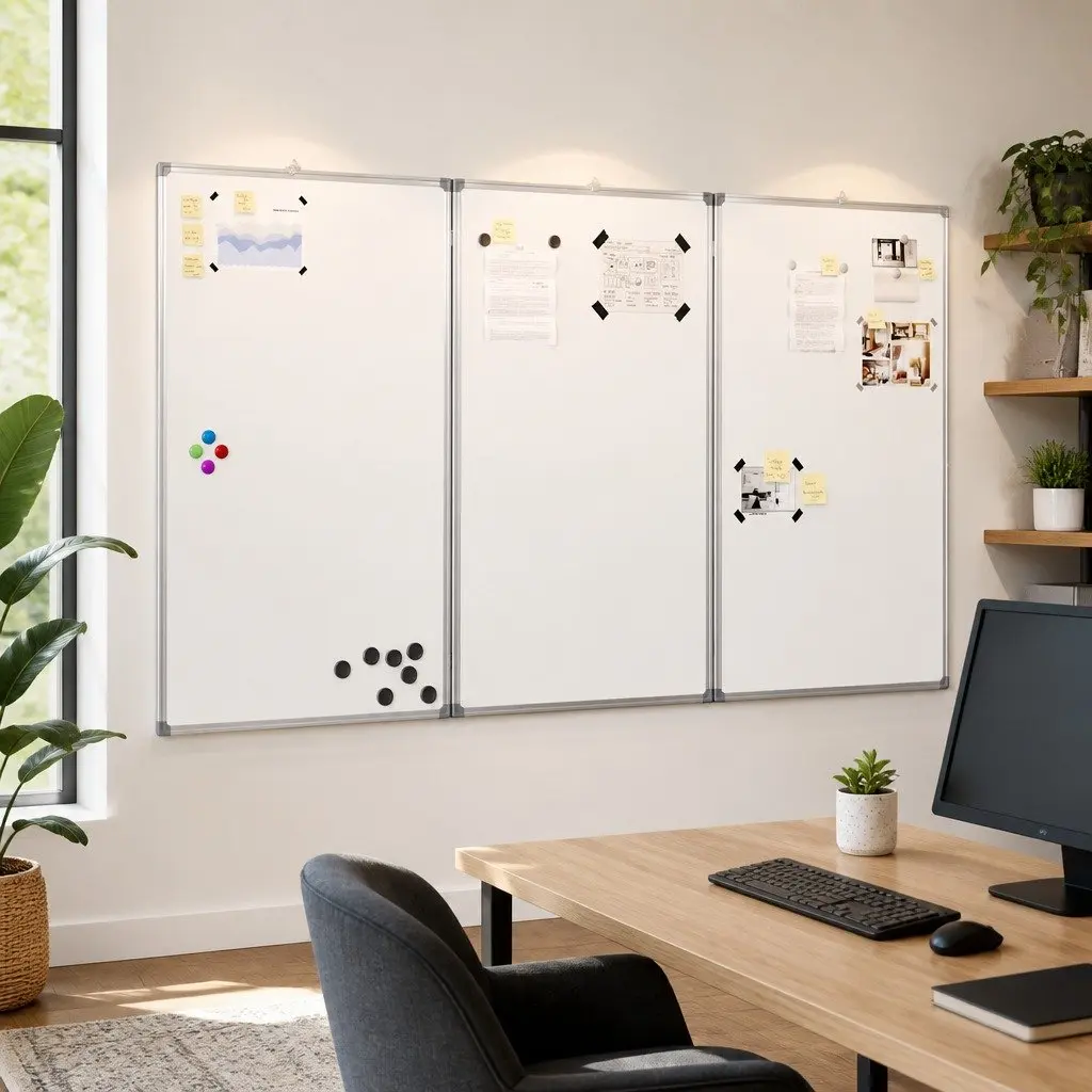 Magnetic Foldable Whiteboard 120x80cm