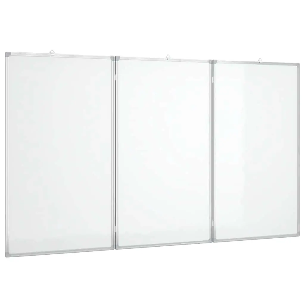 Magnetic Foldable Whiteboard Lacquer-coated Aluminium 120x80cm White