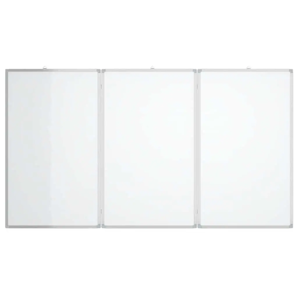Foldable Magnetic Whiteboard with Two Panels for Presentations