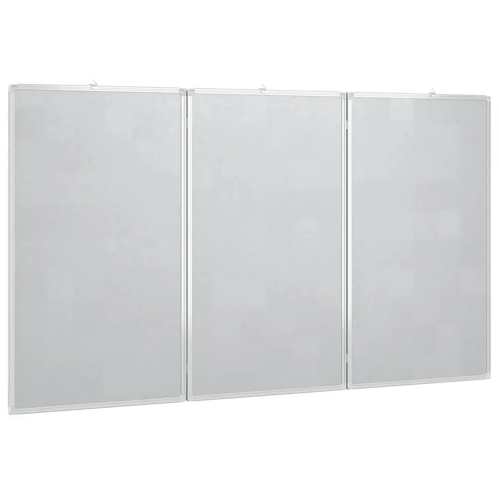 Foldable Magnetic Whiteboard with Two Panels for Presentations