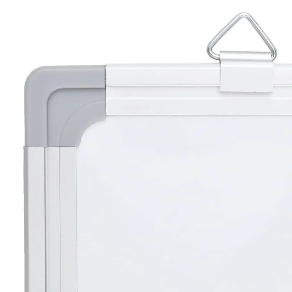 Magnetic Whiteboard Lacquer-coated Aluminium Two Panel Foldable Display Board 150 x 80 cm