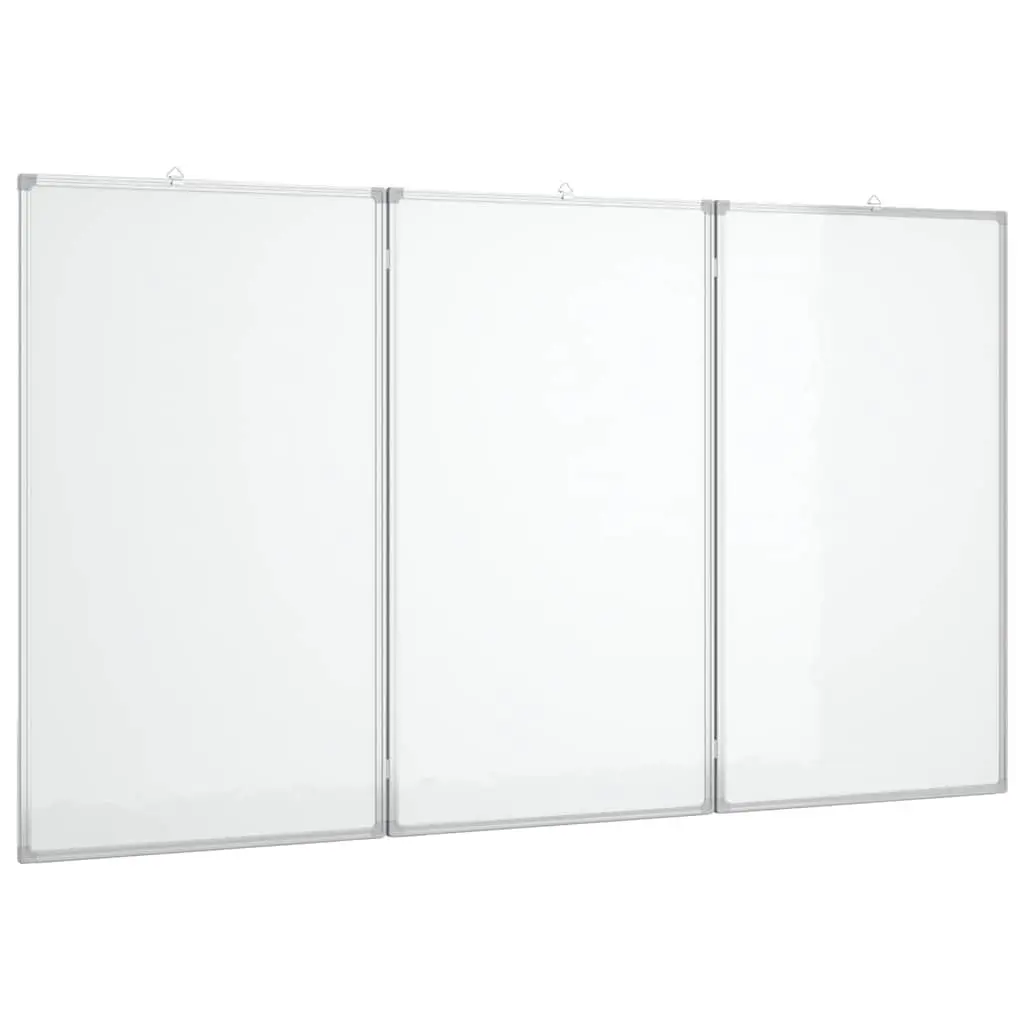 Foldable Magnetic Whiteboard with Two Panels for Presentations