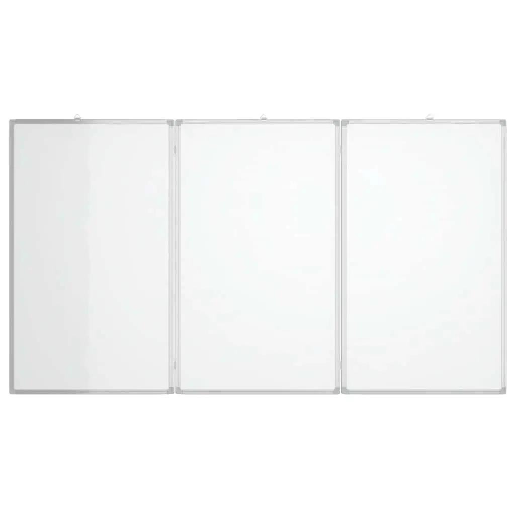 Foldable Magnetic Whiteboard with Two Panels for Presentations