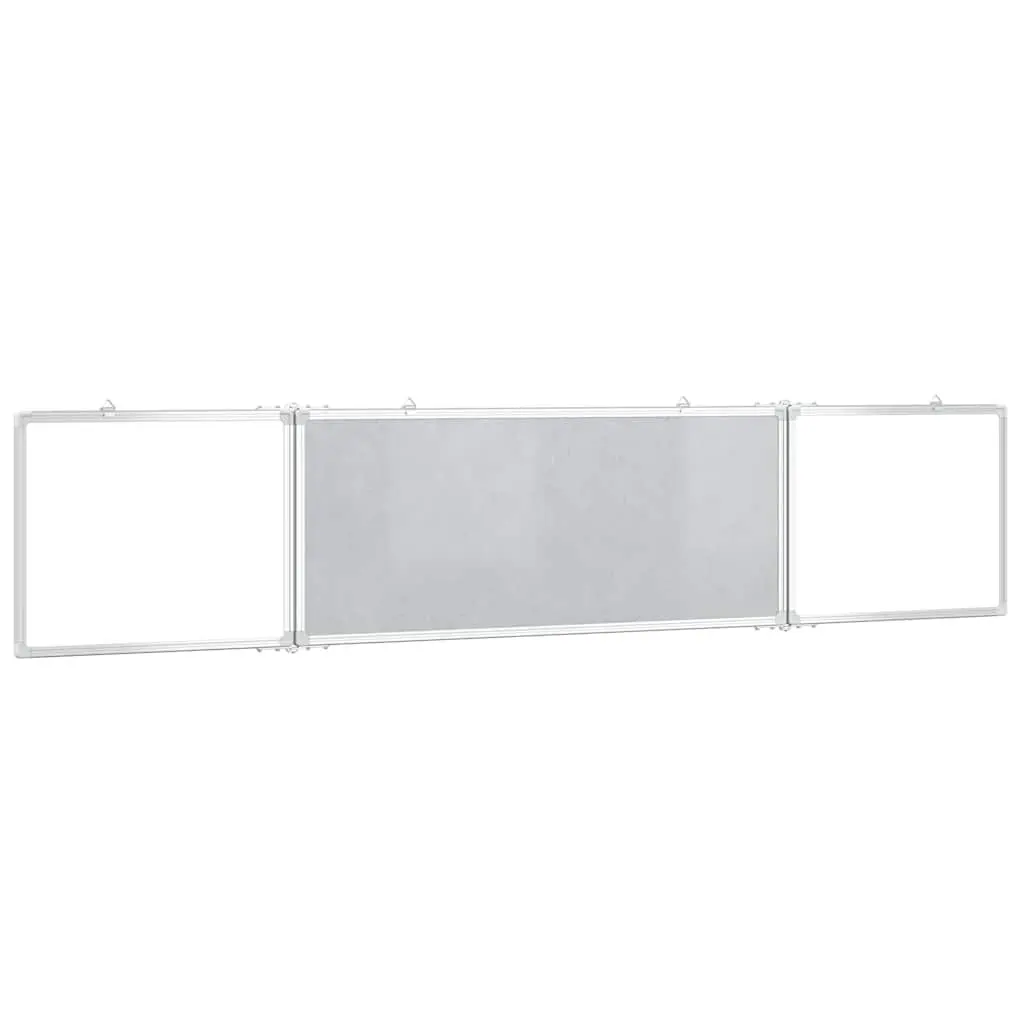 Foldable Magnetic Whiteboard 200x40cm