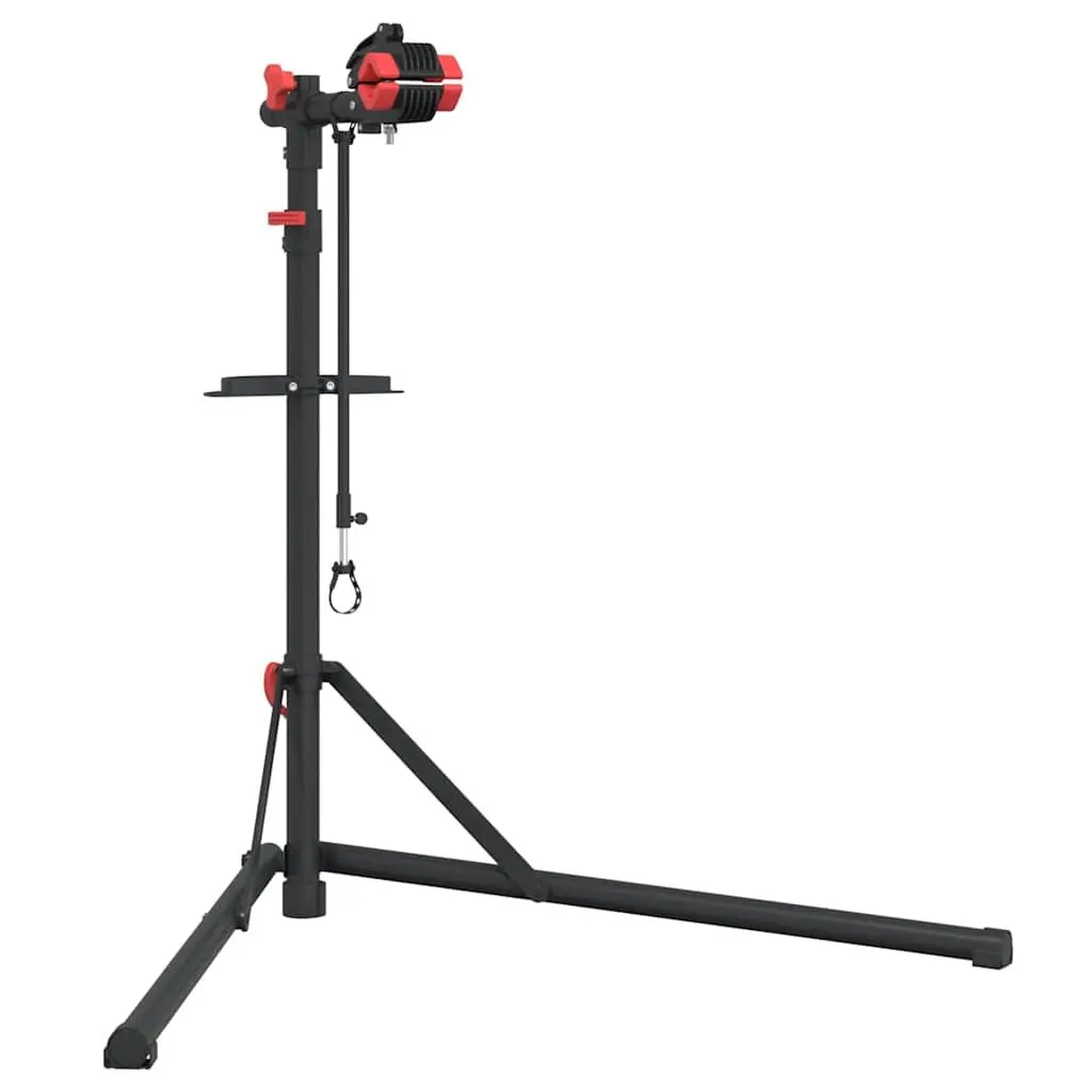 Bike Repair Stand Steel Foldable Adjustable Height 92-152cm Red