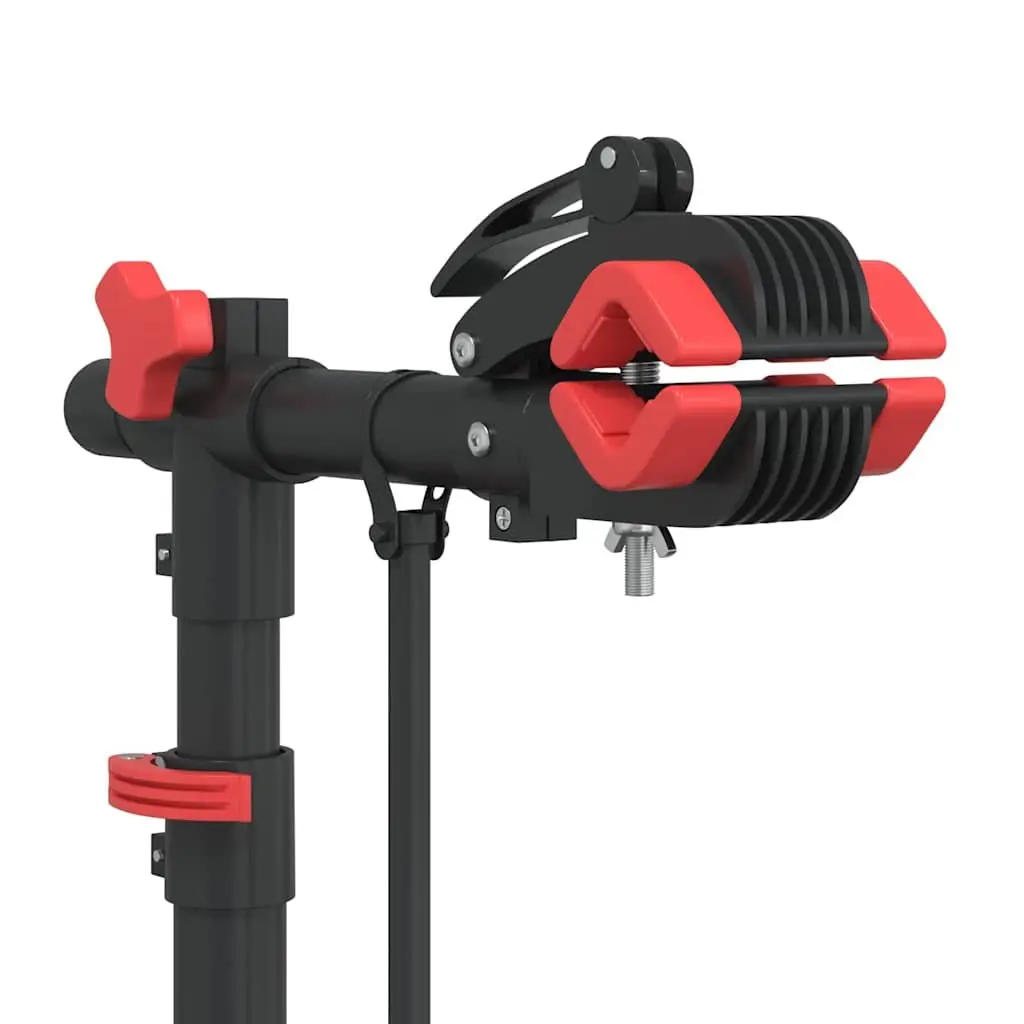 Bike Repair Stand Steel Foldable Adjustable Height 92-152cm Red