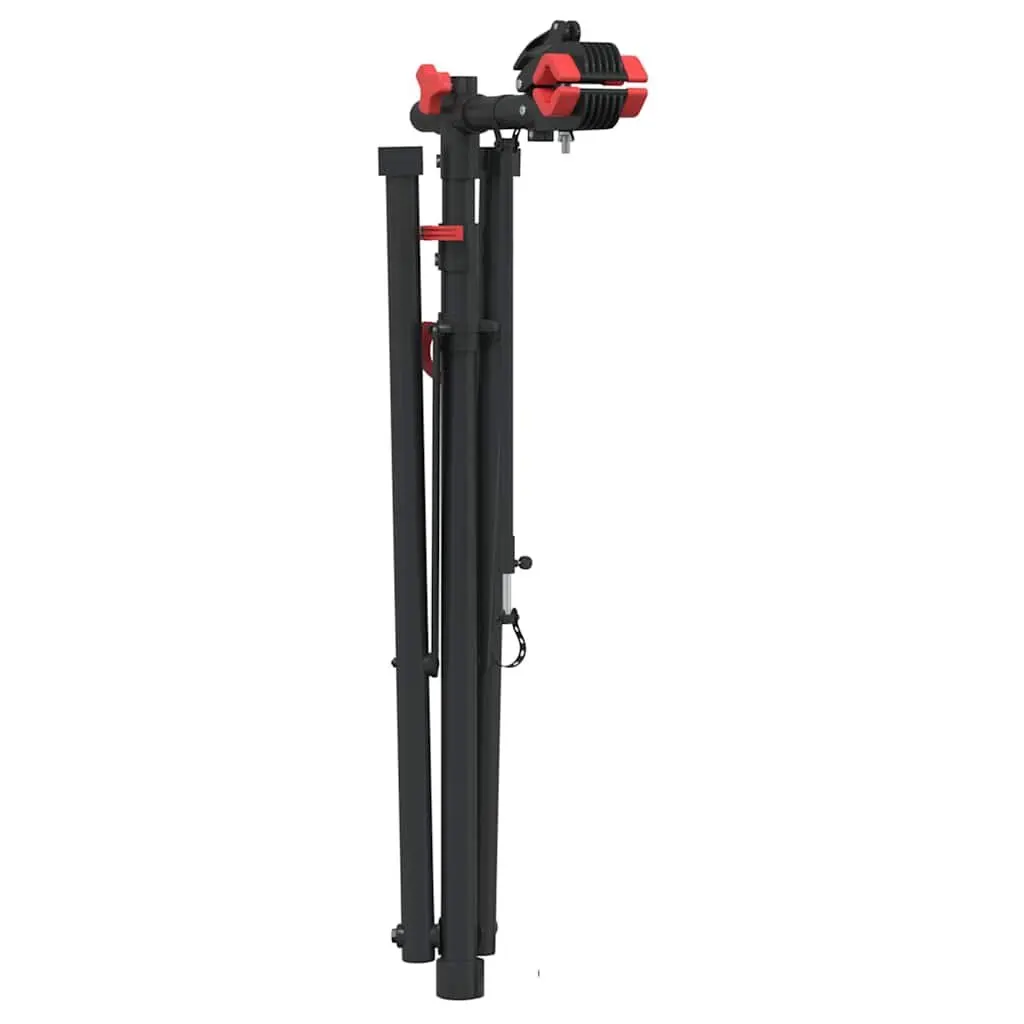 Bike Repair Stand Steel Foldable Adjustable Height 92-152cm Red