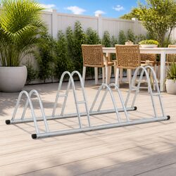 Durable Bicycle Stand for 4 Bikes – Freestanding Rack