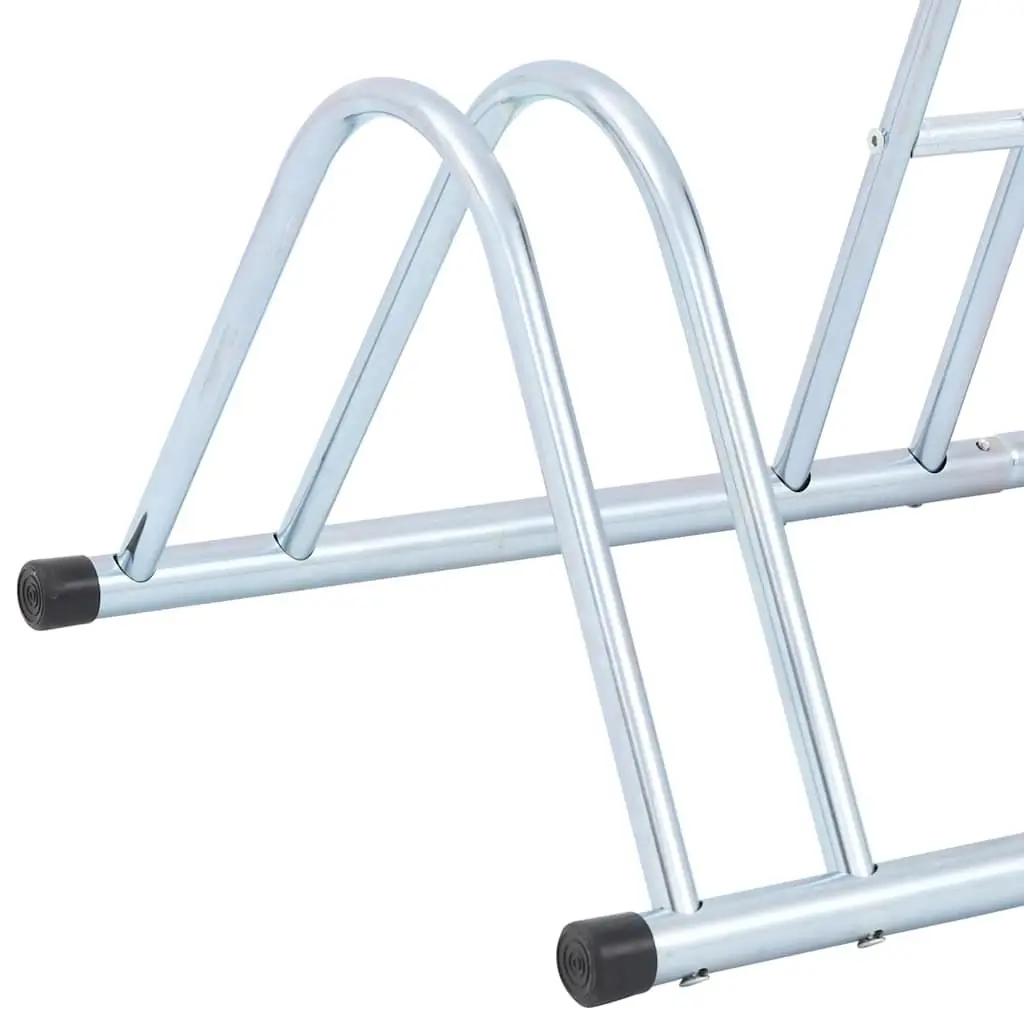 Bicycle Stand 4 Bikes Floor Storage Freestanding Wheel Rack Garage Outdoor