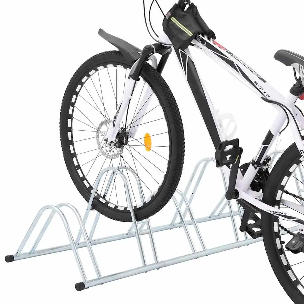 Freestanding Bicycle Stand for 6 Bikes
