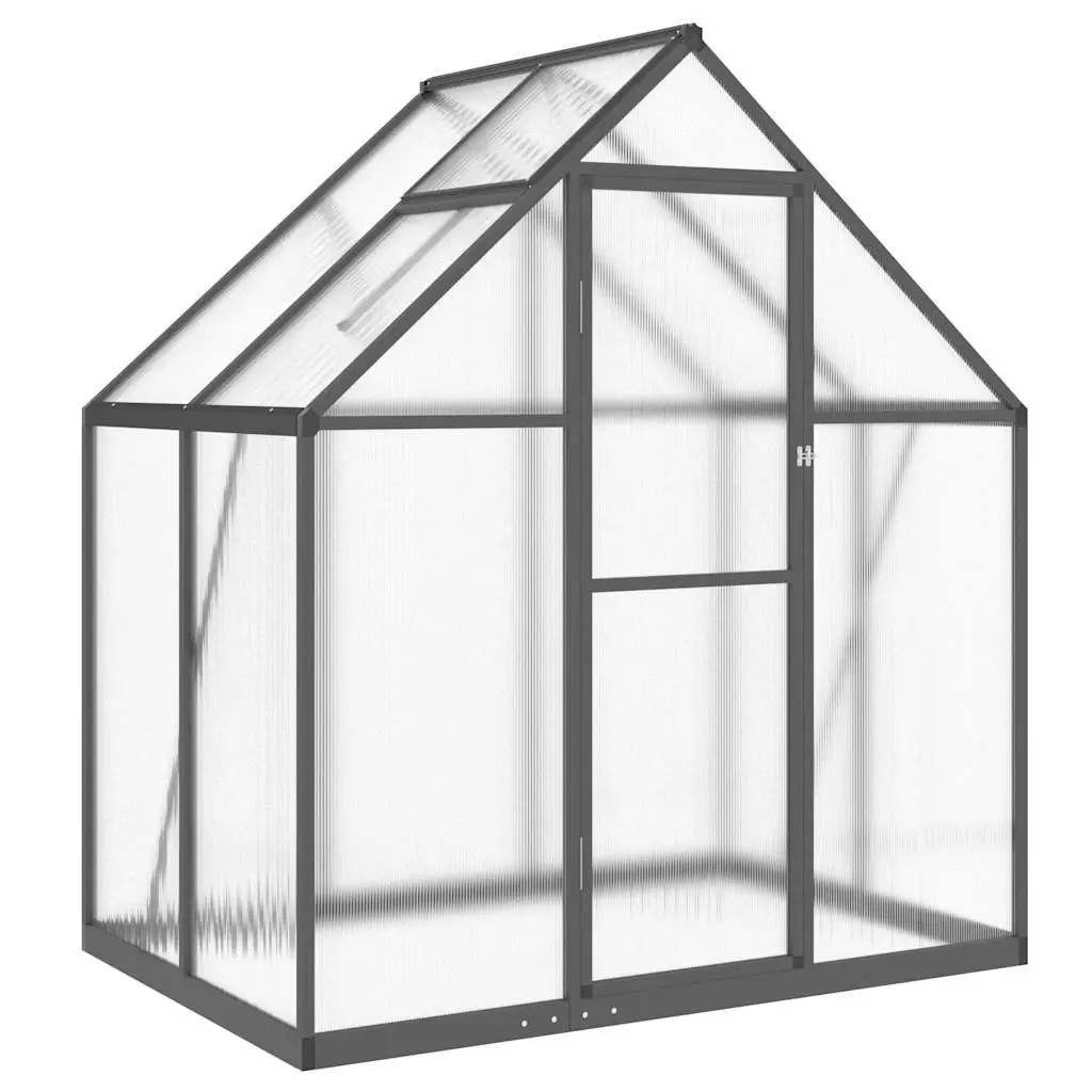 Greenhouse Aluminium Polycarbonate 169x114x195 cm Anthracite