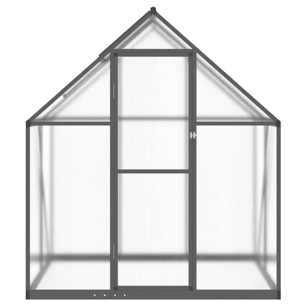 Greenhouse Aluminium Polycarbonate 169x114x195 cm Anthracite